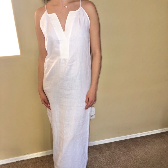 J.Crew Linen Maxi Dress XS - Picture 1 of 10